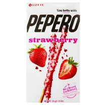 Печенье Pepero Strawberry соломка клубника 37 гр