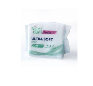 Прокладки ежедневные NICE DAY Basics Ultra Soft Daily 20 шт