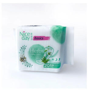 Прокладки ежедневные NICE DAY Basics Herbs 20 шт