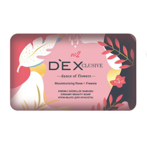 Крем-мыло туалетное DexClusive парфюмированное Flowers 150 гр