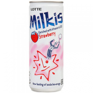Напиток безалкогольный Milkis газированный Клубника 250 мл