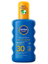 Солнцезащитный спрей Nivea Защита и увлажнение SPF 30 200 мл