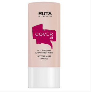 Тональный крем Ruta Cover all устойчивый тон 02 Нейтральный бежевый 30 мл - 1