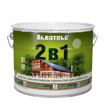 Защитно-декоративное покрытие для древесины Акватекс дуб 9 л
