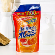 Средство для мытья посуды Mitsuei Апельсин в мягкой упаковке 1 л