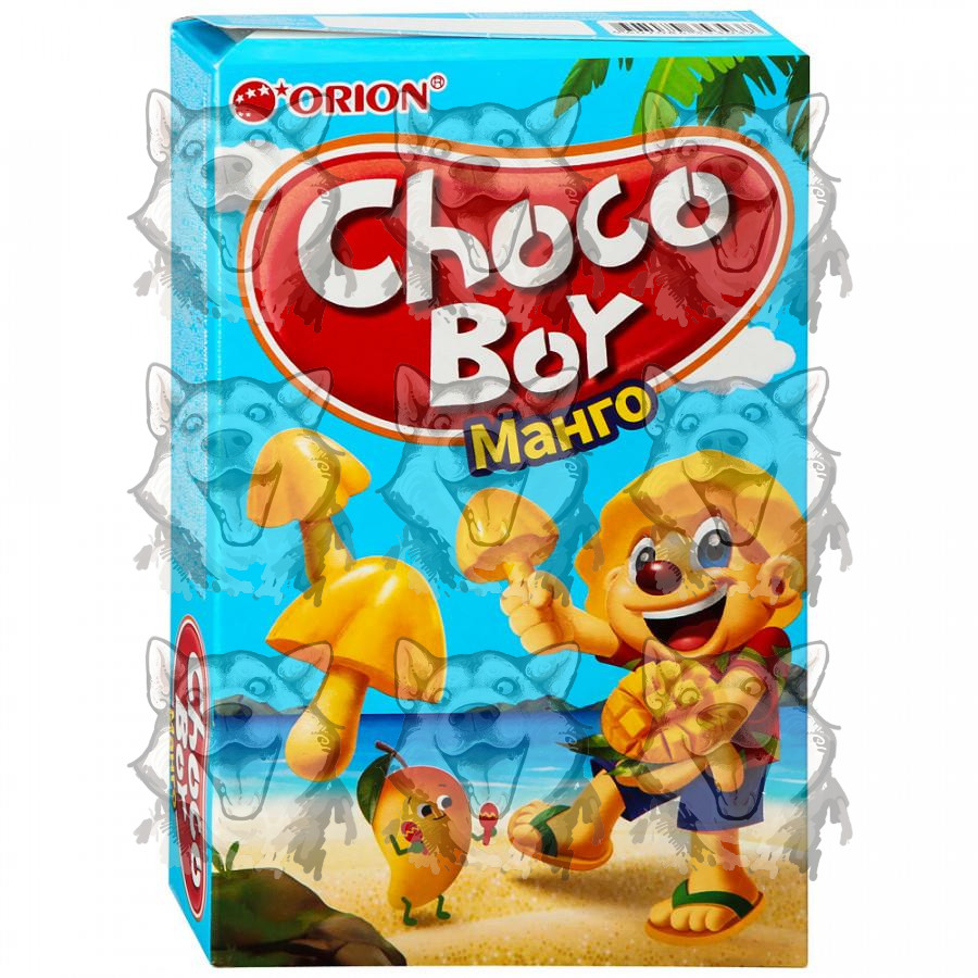 Печенье Orion Choco Boy Манго 40 гр. Купить в интернет-магазине Бонжур