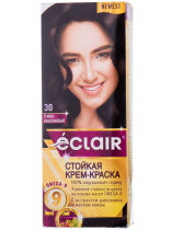 Крем-краска для волос Eclair Omega 9 тон 3.0 Темно-каштановый 120 мл