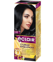Крем-краска для волос Eclair Omega 9 тон 1.1 Иссиня-черный 120 мл