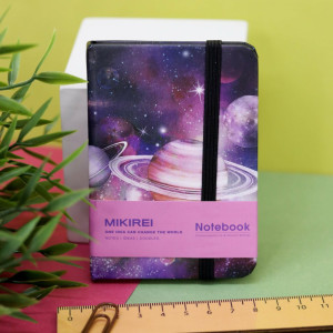Блокнот iLikeGift Planets 7.5 х 10.5 см цвет Розовый 