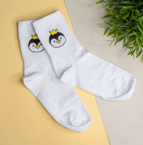 Носки iLikeGift Penguins размер 35-40