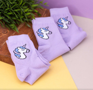 Носки iLikeGift Unicorn размер 35-40