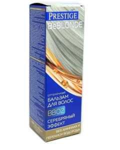 Оттеночный бальзам Prestige BeBLOND BB 02 Серебряный эффект 100 мл