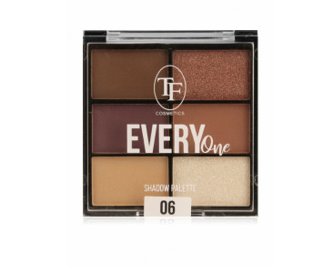 Палетка теней для век TF cosmetics Every one тон 06 Коричневый 48 гр