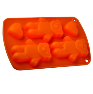 Форма для выпечки Regent Inox Linea Silicone три медведя