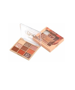 Тени для век Farres Cosmetic Pretty 9 цветов тон 1