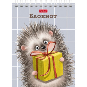 Блокнот Hatber Хорошо быть ёжиком  А6 40л клетка