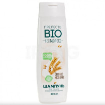 Шампунь для волос Прелесть Bio для всех типов волос Овсяное молочко 400 мл