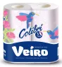 Полотенце бумажное Veiro Colibri 3-х слойные 2 рулона