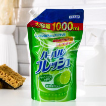 Средство для мытья посуды Mitsuei мягкая упаковка Лайм 1 л