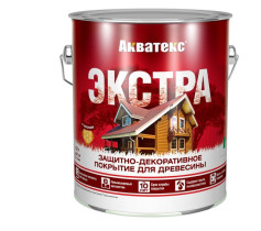 Защитно-декоративное покрытие для древесины Акватекс Экстра ваниль 2.7 л