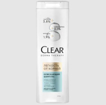 Шампунь для волос Clear Derma Therapy Легкость от корней Освежащий 380 мл