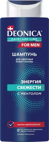 Шампунь для волос Deonica For Men энергия свежести 380 мл – 1