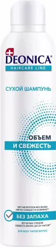 Сухой шампунь Deonica без запаха объем и свежесть 250 мл – 1