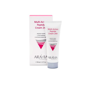 Крем для лица ARAVIA Prof Multi-Action Peptide Cream с пептидами и антиоксидантным комплексом 50 мл - 1