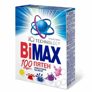 Стиральный порошок BiMax Ручная стирка 100 пятен 400г