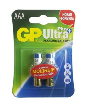 Батарейка GP Ultra Plus алкалиновая 24АUP-2CR2 ААА*10 2 шт