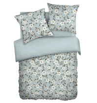 Комплект постельного белья Любимый дом Цветущий миндаль 70х70 см Евро