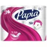 Туалетная бумага Papia 3-х слойная белый 12 рулонов