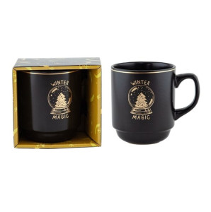 Кружка Lakomo Black gold Winter magic 470 мл