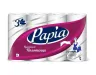 Полотенце бумажное Papia белый 3-х слойное 4 рулона