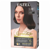 Крем-гель краска для волос Estel Color Signature Стойкая тон 5/77 Горячий шоколад 120 мл
