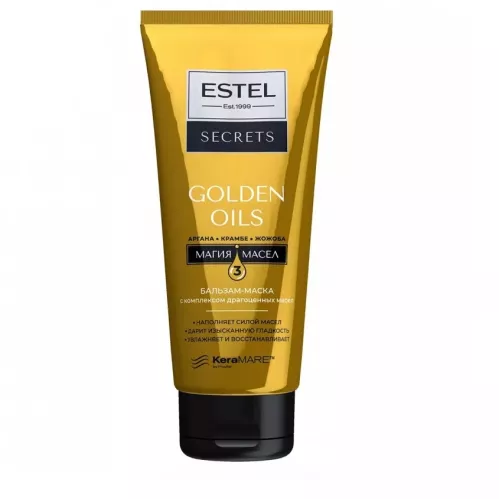 Бальзам для волос Estel Secrets Golden Oil маска Комплекс драгоценных масел 200 мл – 1