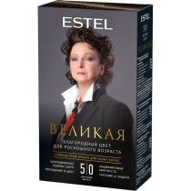 Крем-краска для волос Estel Великая тон 5/0 Светлый шатен 150 мл