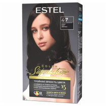 Крем-гель краска для волос Estel Color Signature Стойкая тон 4/7 Мокко 120 мл