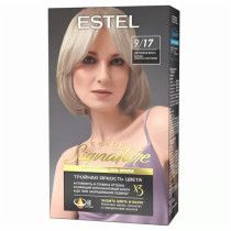 Крем-гель краска для волос Estel Color Signature Стойкая тон 9/17 Шелковая вуаль 120 мл