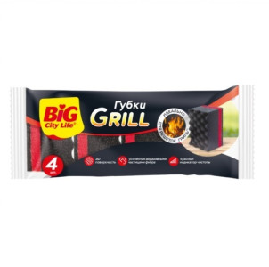 Губки для посуды Big City Life Grill 4 шт