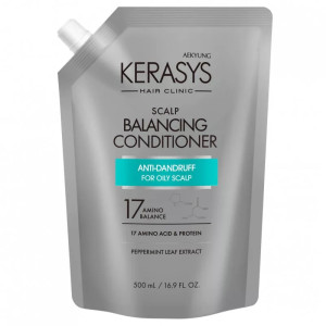 Кондиционер для волос KeraSys Hair Clinic Освежающий для лечения кожи головы в мягкой упаковке 500 мл