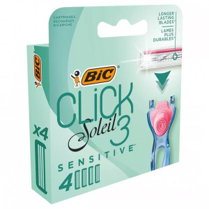 Сменные кассеты Biс Click 3 Soleil Sensitive 4 шт
