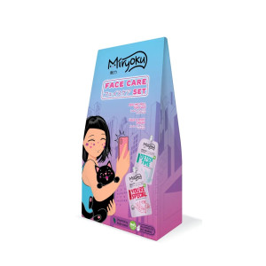 Подарочный набор Miryoku Face Creme&Detox Gel крем для лица Алоэ бамбук 100мл и гель для умывания Ламинария детокс 100мл