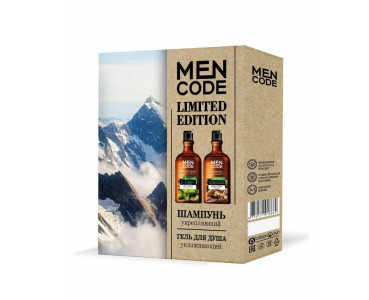 Подарочный набор MEN CODE Limited Edition гель для душа Green Elements 300 мл шампунь Men Nature 300 мл