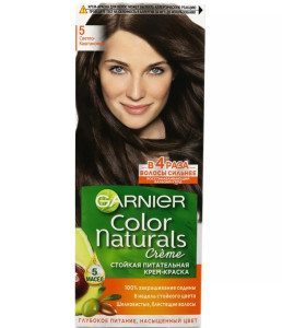 Краска для волос COLOR NATURALS тон 5 светлый каштан 110мл