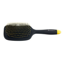 Расческа-щетка для волос Dewal Beauty Banana black прямоугольная пластиковый штифт 13 рядов