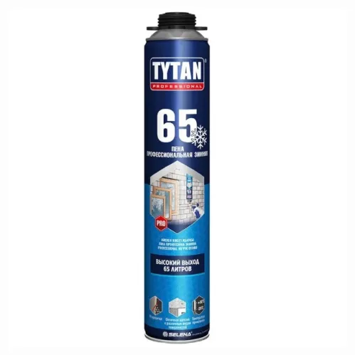 Пена монтажная Tytan Professional 65 профессиональная зимняя 750мл – 1