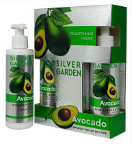 Подарочный набор Silver Garden Авокадо крем 200 мл + Гель для душа 250 мл