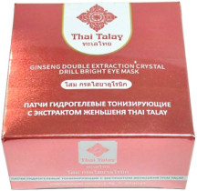 Патчи Thai Talay Тонизирующие гидрогелевые с экстрактом женьшеня и растительными экстрактами для глаз 60 шт