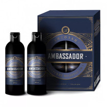 Подарочный набор Q.P. Ambassador №1120 Шампунь для волос 250мл + гель для душа 250мл